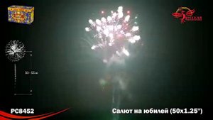 РС8452 Салют на юбилей 1,25 х 50