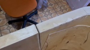 Каркас кухонного уголка своими руками.  Сделали каркас для обтяжки. Мебель своими руками.