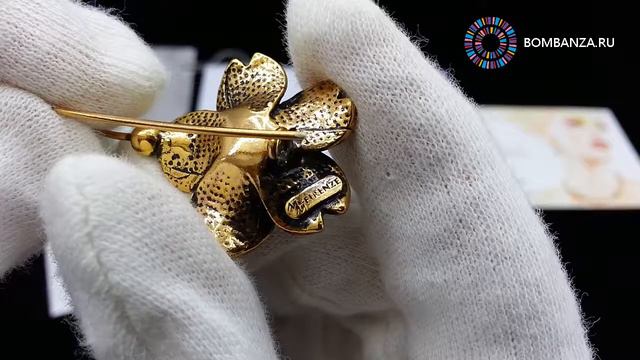 👍 👉 Серьги Maurizio Mori, Цветок с жемчугом, MM-OR17084. Премиум бижутерия из Италии