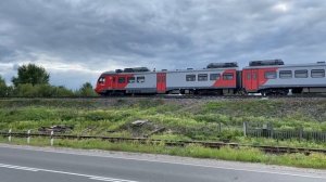 Рельсовый автобус РА3-063 №4754 Исакогорка-Архангельск!