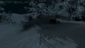 SKYRIM GLITCH: Lydia + Dragon Shout