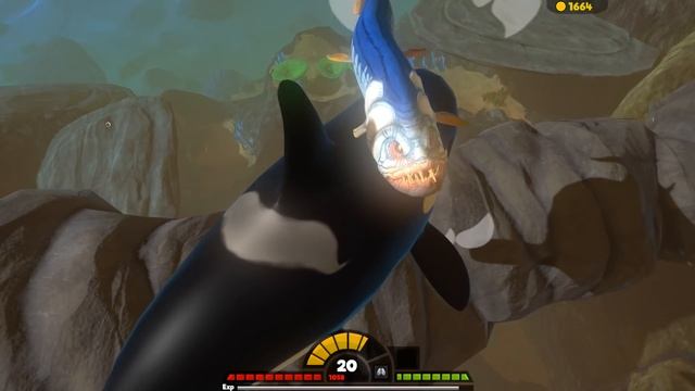 Съели Мегалодона! Самая Сильная рыба в Океане Большая Касатка FEED AND GROW FISH смотреть онлайн