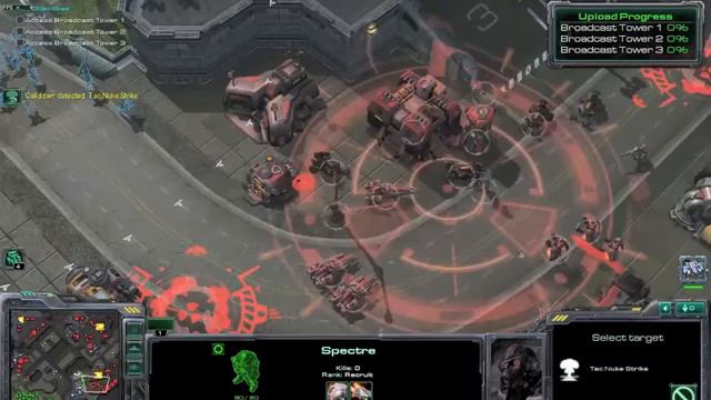 Starcraft 2:Nuke Spamming (with MW2 Nuke Sound) смотреть онлайн