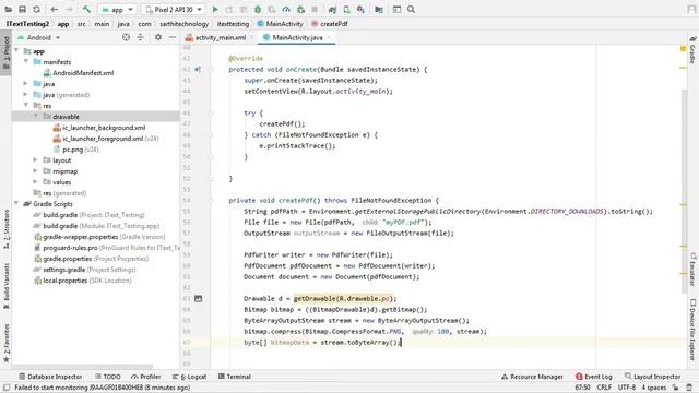 Add Image in the PDF | iText 7 Android tutorial | iText 7 Tutorial for Java and Android