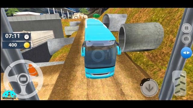 Best Offroad Public Transport Simulator #6 - Offroad Bus Simulator - Android Gameplay смотреть онлайн