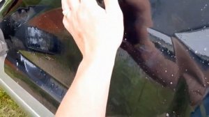 Тонировка машины своими руками на улице.