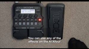 ZOOM A1Xfour - USING THE LOOPER