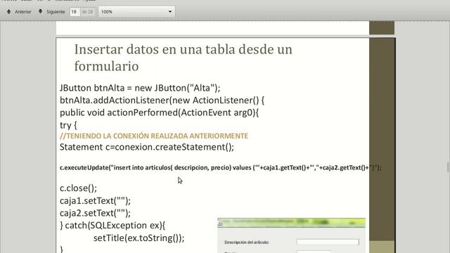 Programacion Sesion BD Insertar Datos Desde Formulario Eclipse java смотреть онлайн