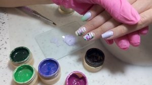 Роспись гель-красками/Быстрый дизайн ногтей/Скоростная роспись/гель краски Canni c Aliexpress