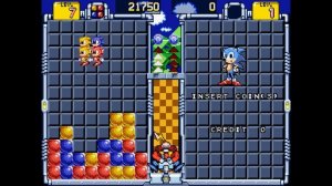 SEGASonic Bros Gameplay - Prototype Sega Sonic Arcade Puzzle Game