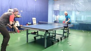 68)Приём подачи*дикий ТОПОР*форхенд