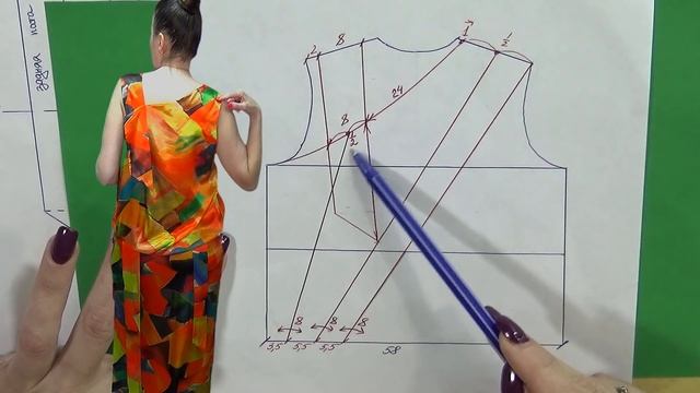 САРАФАН в пол с асимметричным кроем с драпировкой и лентами-бретелями | Мастер-класс от Владанны смотреть онлайн
