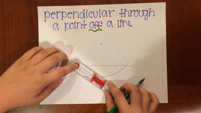 Perpendicular Through a Point Off a Line смотреть онлайн