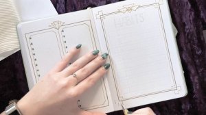 Plan With Me: June 2021 Art Deco Bullet Journal Set Up