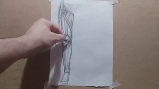 Как рисовать ногу человека. Малюнок ноги. Анатомія. Вигляд спереду та ззаду.