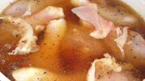 Шашлык из куриной голени