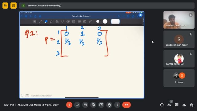 Batch-5: L-12 | GATE ST 2024 Exclusive | Stochastic Processs & Markov Chain | Mathstats @995847212 смотреть онлайн