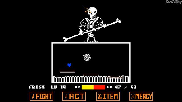 Undertale: Disbelief Hard-Mode Phase 1 Demo (No Heal) | Cezar's take смотреть онлайн