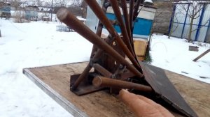 неЛемкен на мотоблок! Плуг с перьевым отвалом.