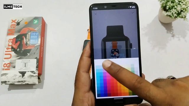 i8 ultra max watch me apna photo kaise lagaye | how to change custom watch face in i8 ultra max смотреть онлайн