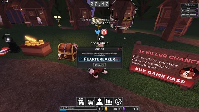 Survive the Killer NEW GEM CODES IN MAY 2023! ROBLOX Survive the Killer CODES 2023 смотреть онлайн