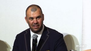 Wallabies officially welcomed, Cheika coy on backrow