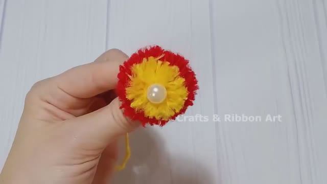 Удивительный трюк с цветочным дизайном ручной вышивки - Супер простая идея создания цветов