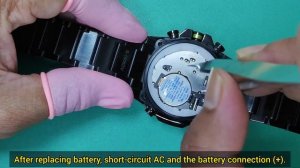 Casio Edifice ECB-500- tutorial on how to replace the battery