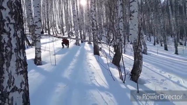 Гонки на снегокатах. смотреть онлайн