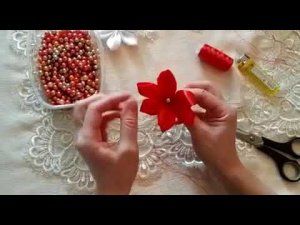 Мастер-класс по изготовлению заколки девочки.