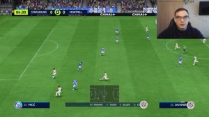 RC Strasbourg - Montpellier My reactions and comments FIFA 23