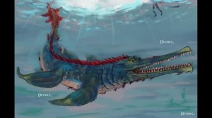 【Art Speedpaint】 Elder Scrolls Deep Lore Creature Design - Sea-Drake