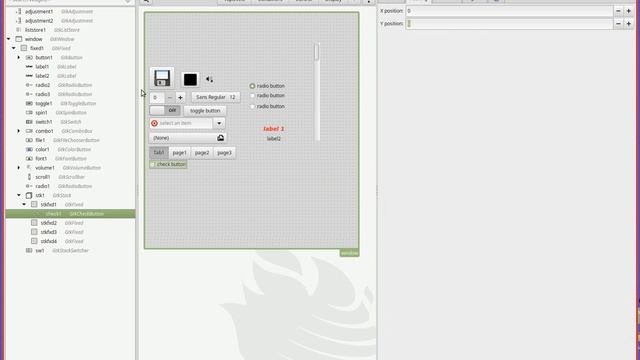 Linux Gtk Glade Programming Part 10 - Adding a Paged Stack and Switcher