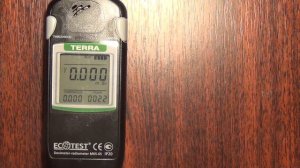 ☢ Дозиметр радиометр Терра МКС 05 черный, профессиональный, модель 2010 года для г на Андрея