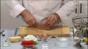 Сырный рулет с балыком