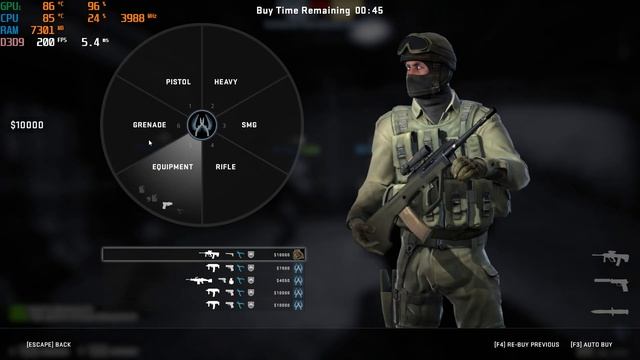 Acer Predator Helios 300 (2019) Benchmark: Counter Strike - Global Offensive смотреть онлайн