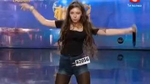 Девушка жжет  Украина мае талант  Ukraina imeet talant Sezon 5