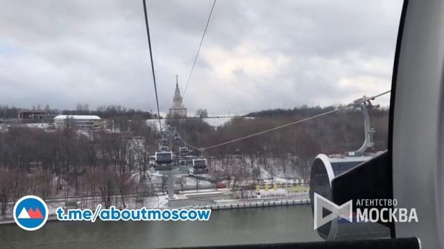 Канатная дорога от Лужников до Воробьевых гор
