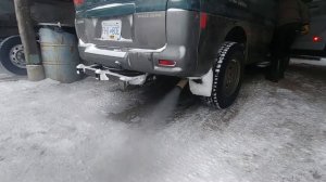 MITSUBISHI DELICA COLD DIESEL START -20 C