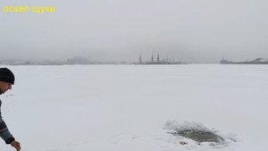 Рыбалка на судака хапугой(хлопок)