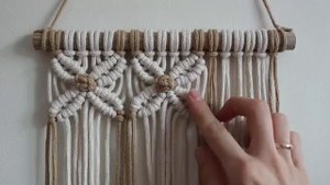 How to make a Macrame Shelf  Home Decoration  DIY Macrame for Begginers_[360p].mp4