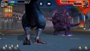 ЮДОН 999 уровня против Босса Вулкан 18 ур 8 Jurassic World: Игра