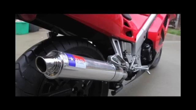 D&D exhaust on 1996 Honda VFR750f смотреть онлайн