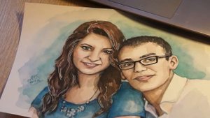 Портрет акварелью. Последние штрихи