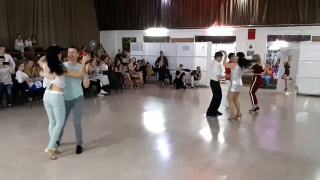 Copa de Oro 2018 - Bachata Parejas Principiantes - 1/2 финала смотреть онлайн