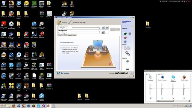 Realtek HD Audio Manager Fix in Windows 7 (Fix low mic volume) смотреть онлайн