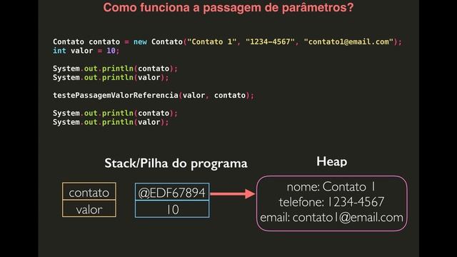 Curso de Java 61: Passagem de parâmetros por valor e por referência смотреть онлайн