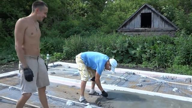 Строительство бани своими руками.