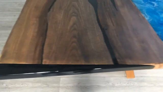 Стол в стиле "Река". Мастерская LORDWOOD смотреть онлайн