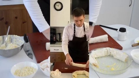 Баница Болгарская / Пирог из Лаваша с Творогом и Сыром